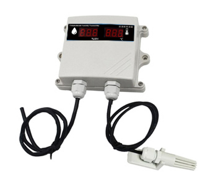壁掛數碼管王字殼溫濕度傳感器
